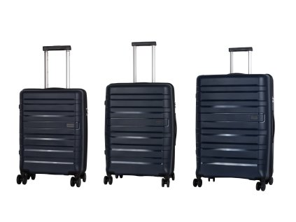 Travelite Kosmos 4w S,M,L Navy – sada 3 kufrů
