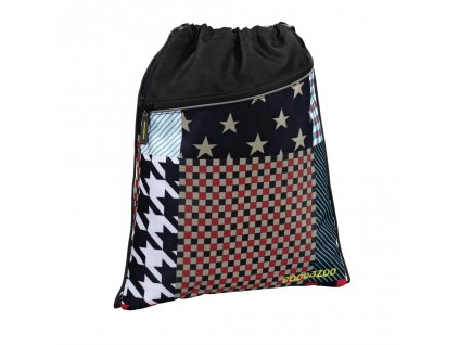 Sportovní pytel na záda CoocaZoo RocketPocket, Unique Patch, KAŽDÝ KUS JE ORIGINÁL