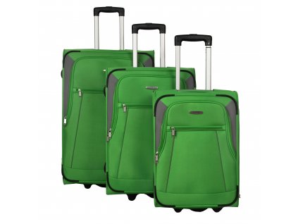 Travelite Portofino 2w S,M,L Green – sada 3 kufrů + Sluchátka, myš nebo pouzdro