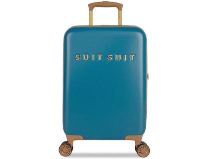 Kabinové zavazadlo SUITSUIT® TR-7102/3-S - Fab Seventies Seaport Blue + LED svítilna