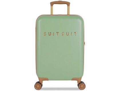 Kabinové zavazadlo SUITSUIT® TR-7103/3-S - Fab Seventies Basil Green + Sluchátka, myš nebo pouzdro
