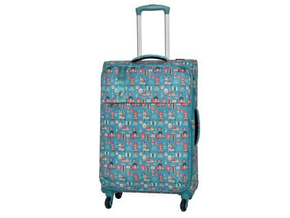 Travelite Lil' Ledy 4w M Turquoise + LED svítilna
