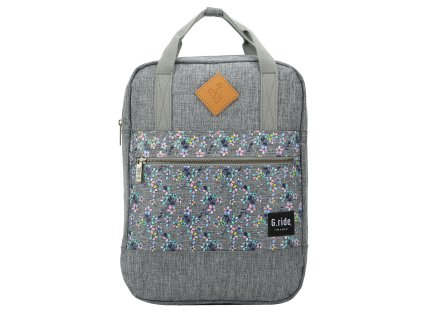 G.RIDE batoh DIANE grey/ flower