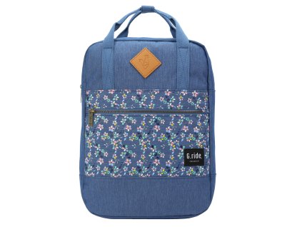 G.RIDE batoh DIANE blue/ flower