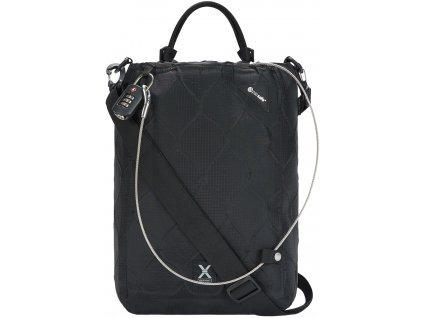 PACSAFE taška TRAVELSAFE X15 black + Sluchátka, myš nebo pouzdro