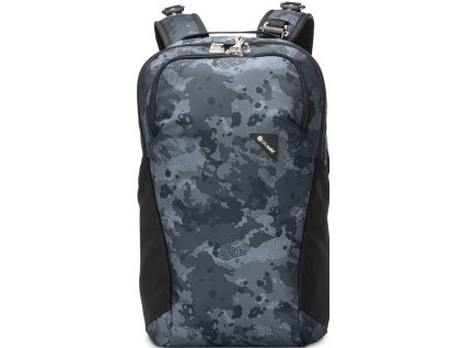 PACSAFE batoh VIBE 20 grey/ camo + LED svítilna