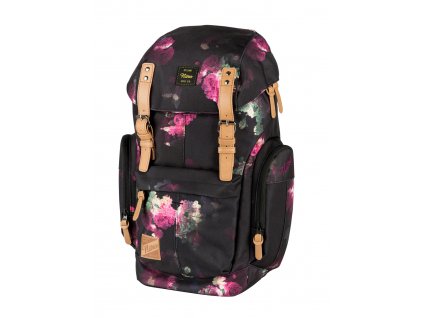 NITRO batoh DAYPACKER black rose + LED svítilna
