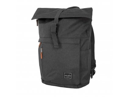 Pánský batoh Travelite Basics Roll-up Backpack Anthracite, barva šedá ,Objem 31 - 40 litrů