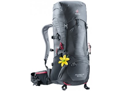 Dámský batoh Deuter Aircontact Lite 30 + 5 SL Graphite-black, barva černá ,Objem 31 - 40 litrů