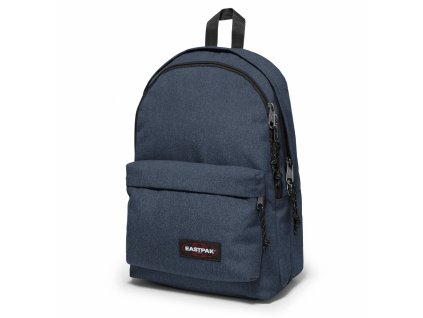 EASTPAK OUT OF OFFICE 2.0 Double Denim + Sluchátka, myš nebo pouzdro