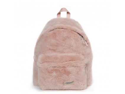 EASTPAK PADDED PAK'R Pink Fur + LED svítilna
