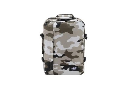 CabinZero Classic 44L Grey Camo + LED svítilna