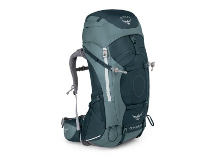 Osprey ARIEL AG 65 boothbay grey WM + LED svítilna