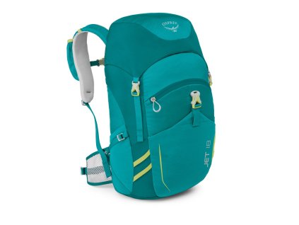 Osprey Jet 18 real teal + LED svítilna