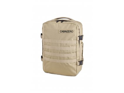 CabinZero Military 28L Light Khaki + LED svítilna