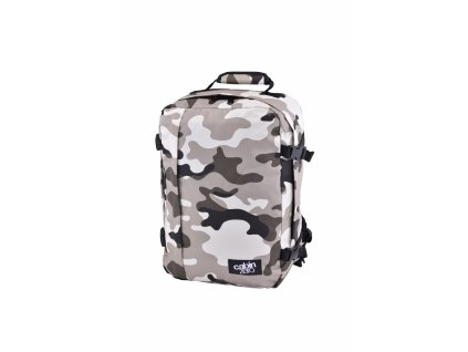 CabinZero Classic 36L Grey Camo + LED svítilna