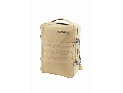 CabinZero Military 36L Light Khaki + LED svítilna