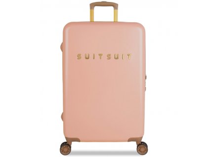 Cestovní kufr SUITSUIT® TR-7101/3-M - Fab Seventies Coral Cloud + LED svítilna