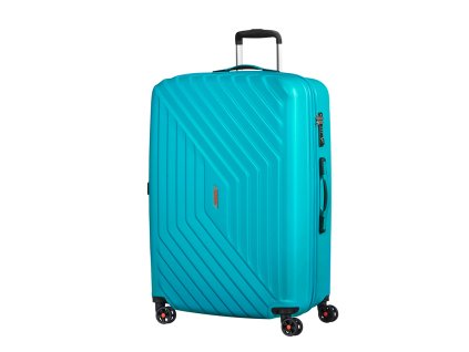 American Tourister AIR FORCE 1 SPINNER 76 EXP L - AERO TURQUOISE + LED svítilna
