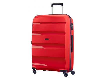 American Tourister BON AIR SPINNER L - MAGMA RED + LED svítilna