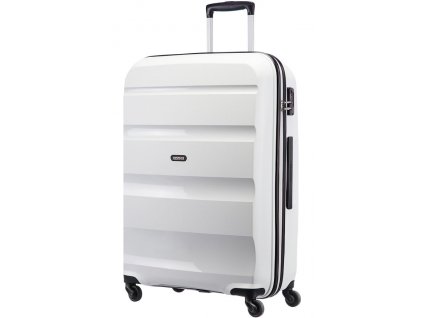 American Tourister BON AIR SPINNER L - WHITE + LED svítilna