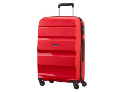 American Tourister BON AIR SPINNER M - MAGMA RED + LED svítilna