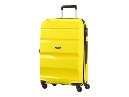 American Tourister BON AIR SPINNER M - SOLAR YELLOW + LED svítilna
