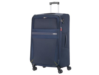 American Tourister SUMMER VOYAGER SPINNER 79 EXP L - MIDNIGHT BLUE + Sluchátka, myš nebo pouzdro