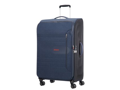American Tourister SONICSURFER SPINNER 80 EXP M - MIDNIGHT NAVY + Sluchátka, myš nebo pouzdro