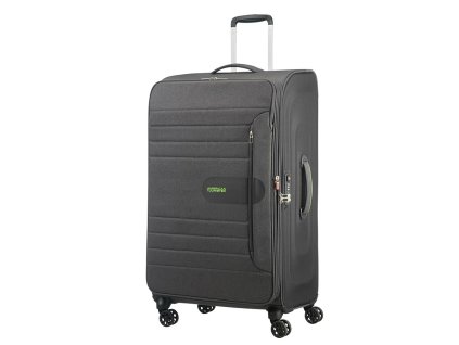 American Tourister SONICSURFER SPINNER 80 EXP M - DARK SHADOW + Sluchátka, myš nebo pouzdro