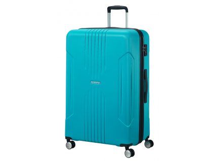 American Tourister TRACKLITE SPINNER 78 EXP L - SKY BLUE + LED svítilna