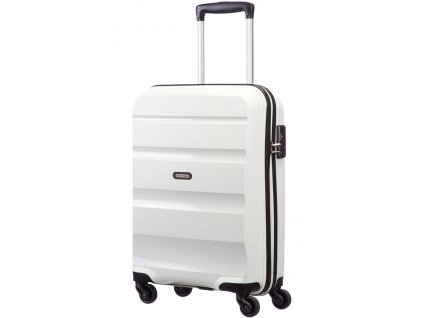 American Tourister BON AIR SPINNER S STRICT - WHITE + LED svítilna