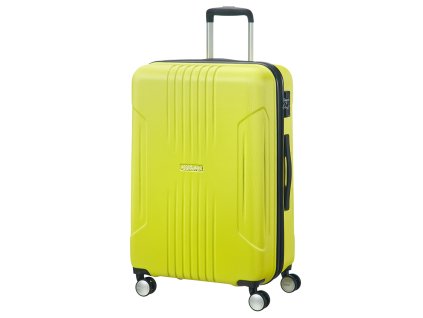 American Tourister TRACKLITE SPINNER 67 EXP M - SUNNY LIME + LED svítilna