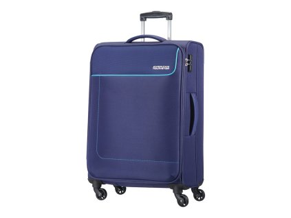 American Tourister FUNSHINE SPINNER 66 M - ORION BLUE + LED svítilna