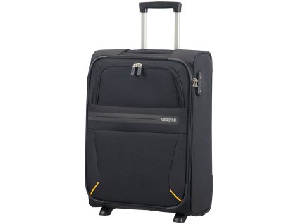 American Tourister SUMMER VOYAGER UPRIGHT 55 S - VOLT BLACK + LED svítilna