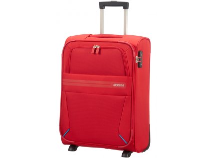 American Tourister SUMMER VOYAGER UPRIGHT 55 S - RIBBON RED + LED svítilna