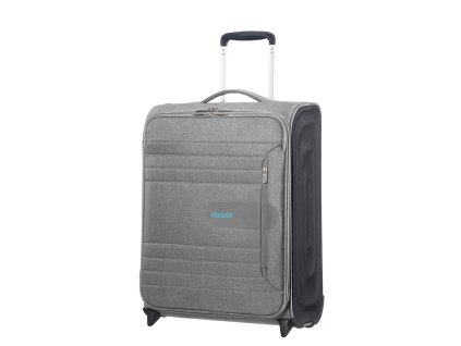 American Tourister SONICSURFER UPRIGHT 55 S - METAL GREY + LED svítilna