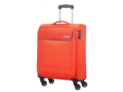 American Tourister FUNSHINE SPINNER 55 S - MANDARINA + LED svítilna