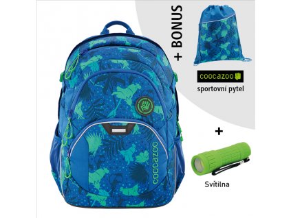 holčičí batoh Školní Coocazoo JobJobber2, Tropical Blu, barva Modrá