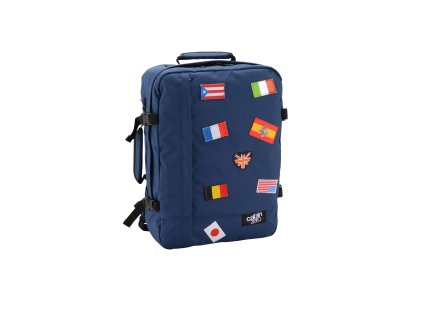 CabinZero Classic 44L Flags Navy + LED svítilna