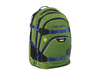 Školní batoh Coocazoo ScaleRale, Freaka Sneaka Chameleon Green, certifikát AGR + 5 % sleva po registraci + LED svítilna