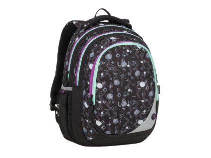 Bagmaster MAXVELL 9 A BLACK/GRAY/VIOLET