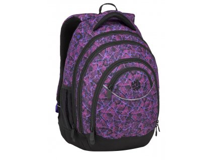 Dětský batoh Bagmaster ENERGY 9 D VIOLET/BLACK, barva černá