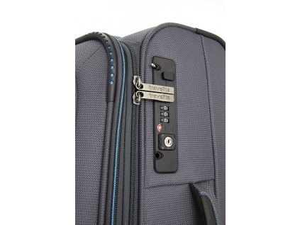 Travelite CrossLITE 2w S Black + LED svítilna