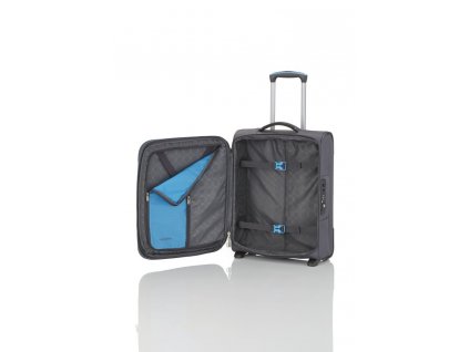 Travelite CrossLITE 2w S Anthracite + Sluchátka, myš nebo pouzdro