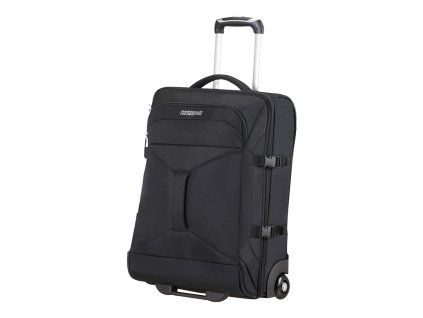 American Tourister ROAD QUEST S SOLID BLACK + Čelová LED svítilna 3W