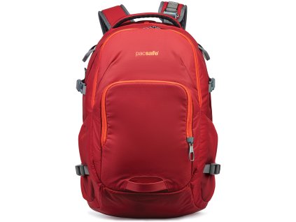 PACSAFE batoh VENTURESAFE 28L G3 BACKPACK goji berry + LED svítilna