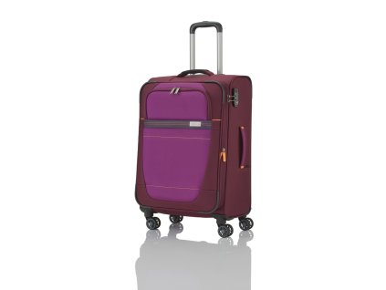 Travelite Meteor 4w M Berry + Sluchátka, myš nebo pouzdro
