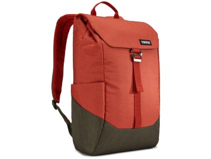 Thule Lithos batoh 16L TLBP113RFN - rooibos/tmavě zelený + LED svítilna