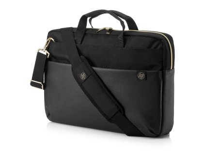 130193 hp pavilion accent briefcase 15 black silver